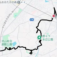 流山セントラルパーク駅 - 流山総合運動公園 - 芝崎小...