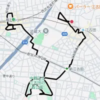 桜台駅 - 江古田の森公園 - 江古田駅