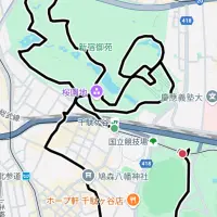 千駄ケ谷駅 - 新宿御苑 - 鳩森八幡神社 - 国立競技場...